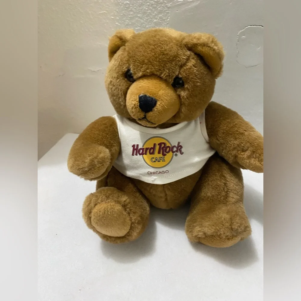 Hard Rock Cafe Vintage Bear Plush Chicago